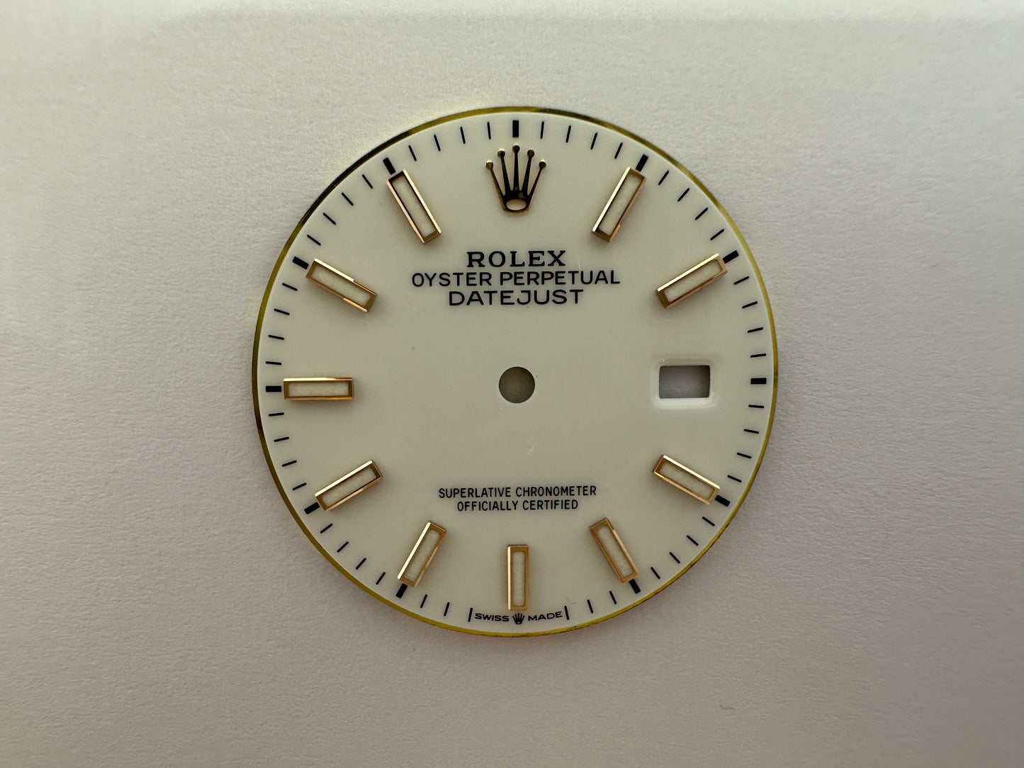 New Rolex Datejust 36mm White Dial for ref. 126231 Two-Tone Rose Gold