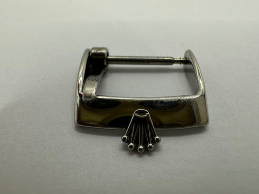 Rolex 16MM Stainless Steel Buckle for Leather Band Swiss
