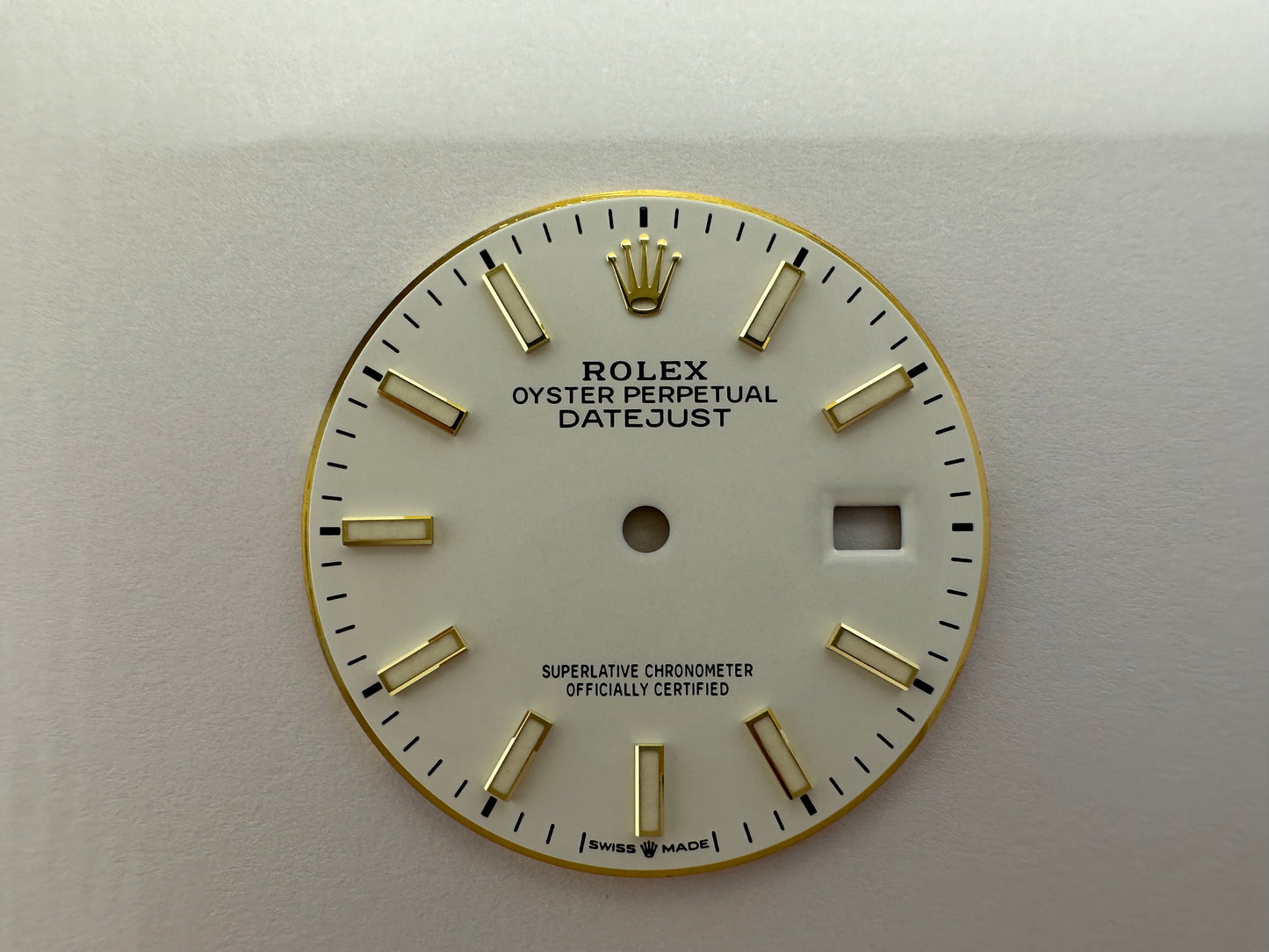 New Rolex Datejust 36mm White Dial for ref. 126233 Two-Tone Yellow Gold