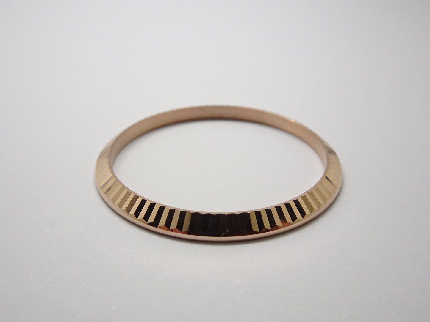 New Rolex Fluted Bezel for 36mm Datejust Rose Gold ref.126231