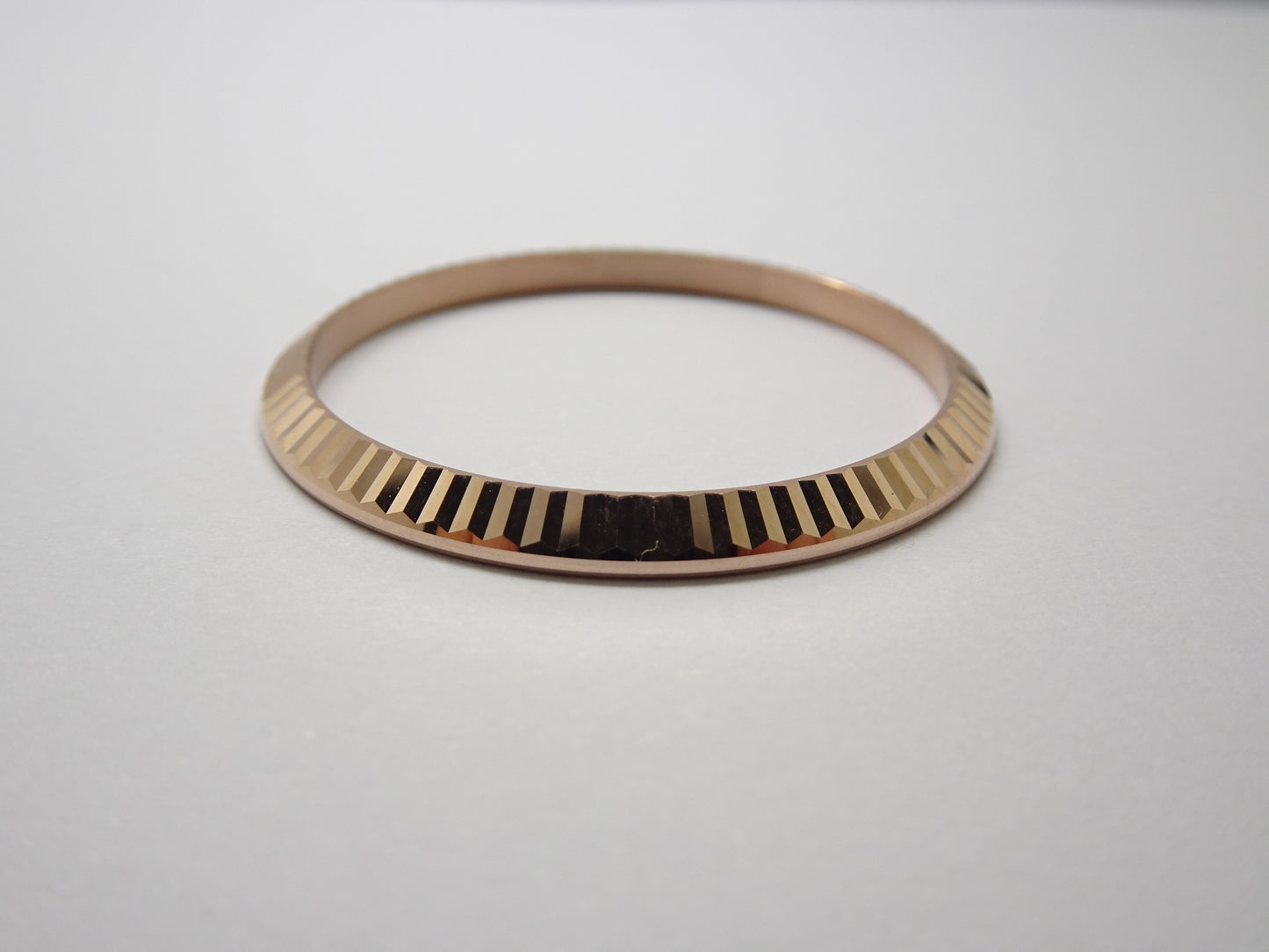 New Rolex Fluted Bezel for 36mm Datejust Rose Gold ref.126231